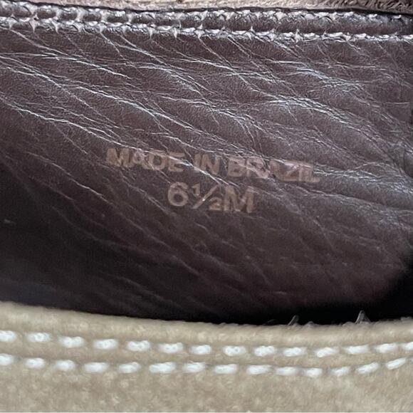 DVF Diane Von Furstenberg Guardian Stiletto Platform Bootie Sz 6.5 Tan Kid Suede - Picture 7 of 15